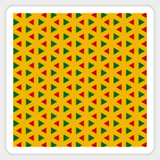 African Patterns with African Colors Sticker